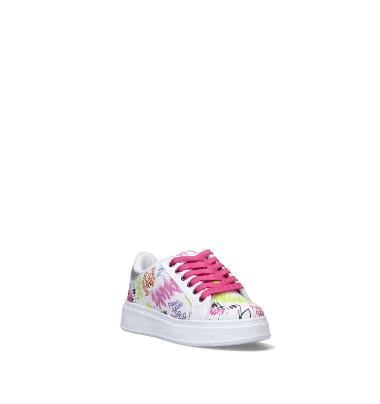 CANTASTORIE Sneaker bimba bianca