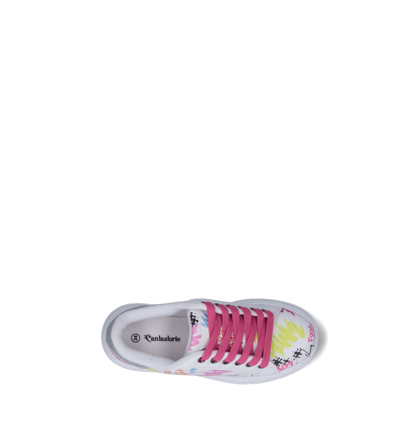 CANTASTORIE Sneaker bimba bianca