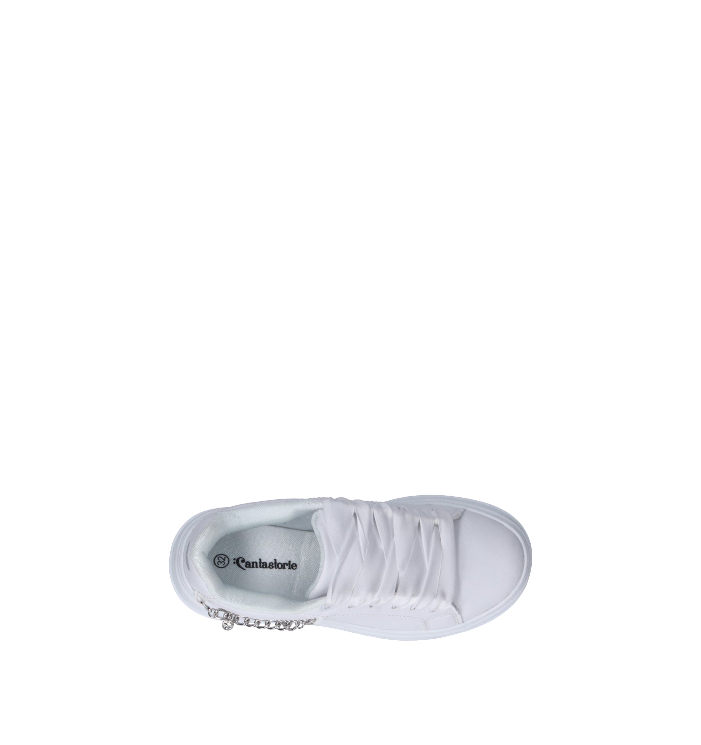 CANTASTORIE Sneaker bimba bianca