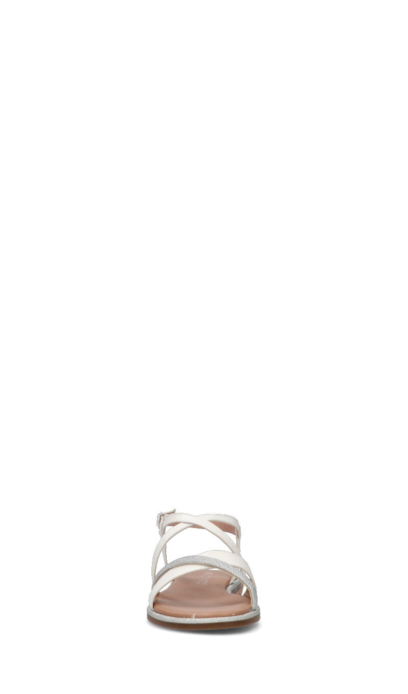 VARIOPINTO Sandalo donna bianco in pelle