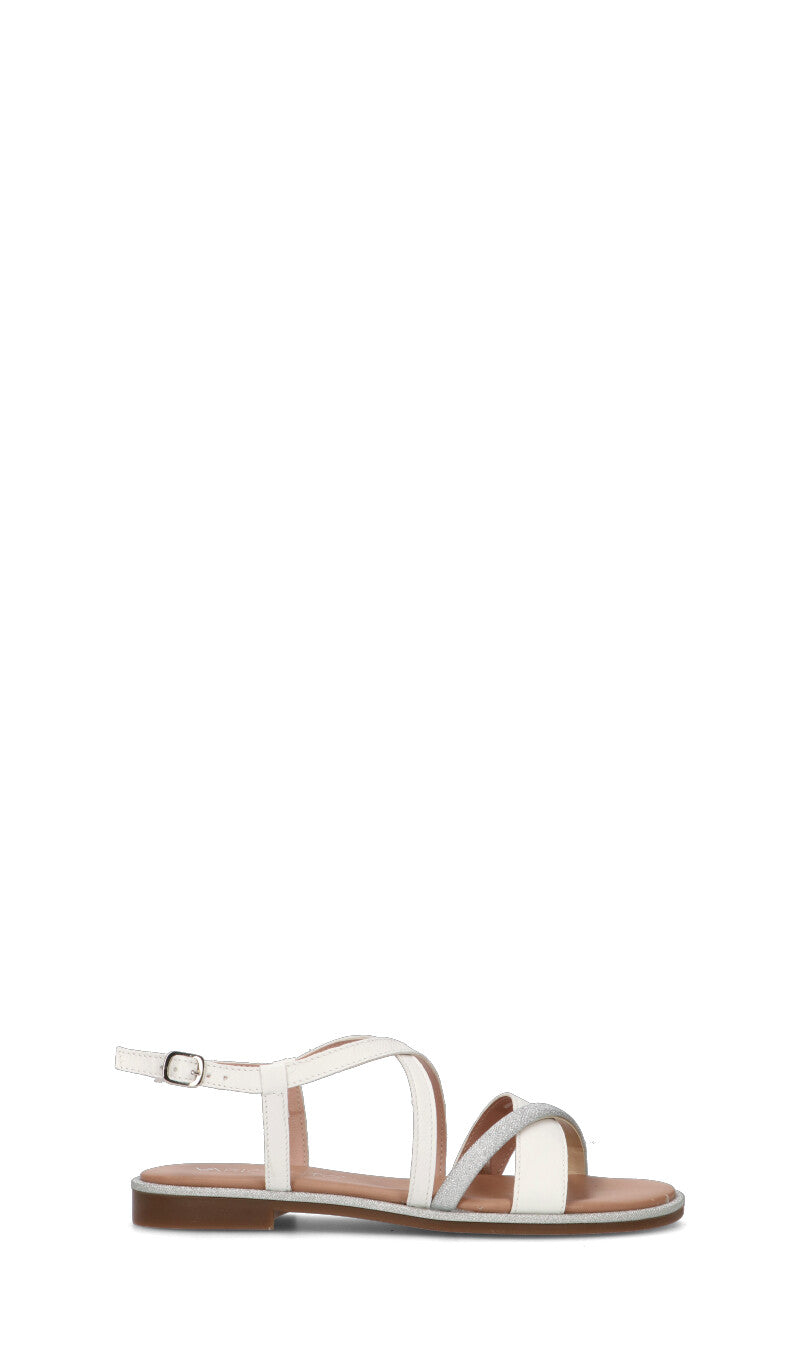 VARIOPINTO Sandalo donna bianco in pelle