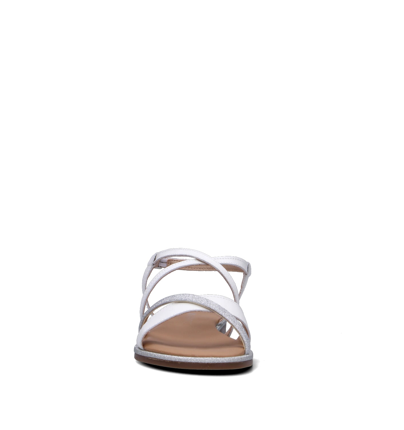 VARIOPINTO Sandalo donna bianco in pelle