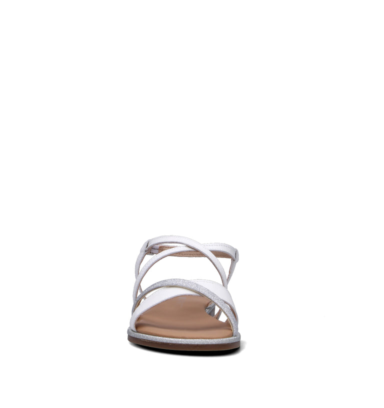 VARIOPINTO Sandalo donna bianco in pelle