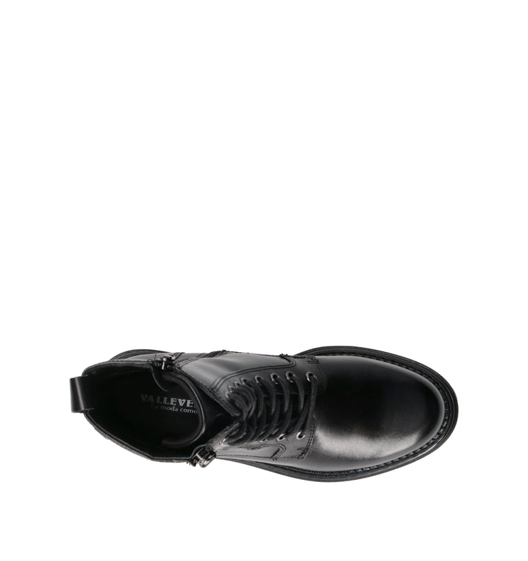 VALLEVERDE Anfibio donna nero in pelle