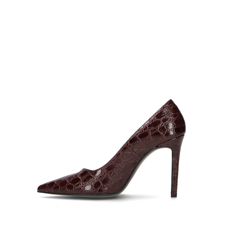 REBECCA VAN DIK Décolleté donna bordeaux