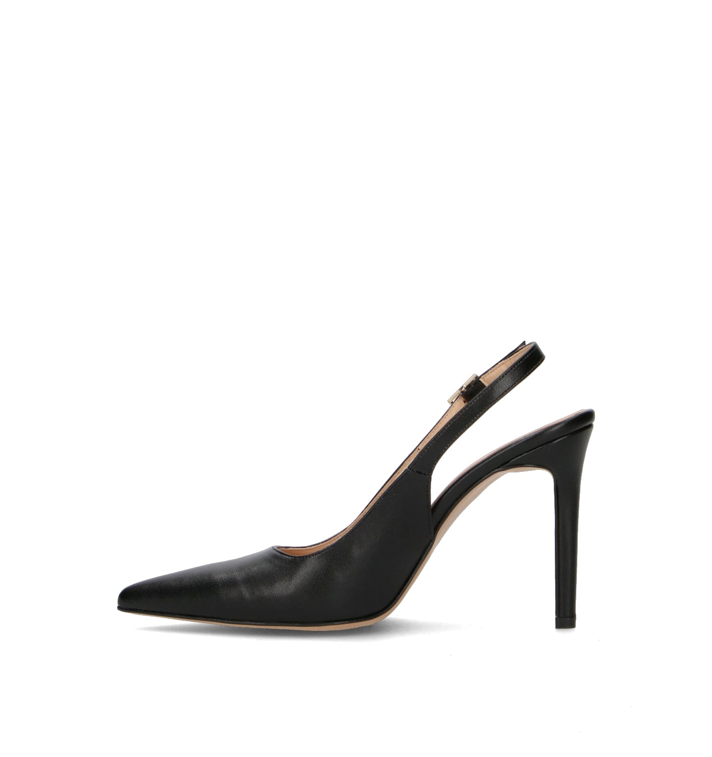 REBECCA VAN DIK Slingback donna nera