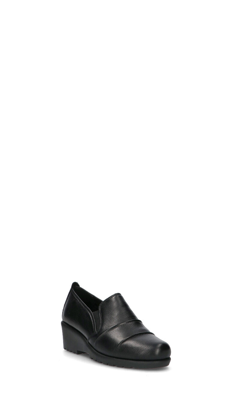 GRAFIA Mocassino donna nero in pelle