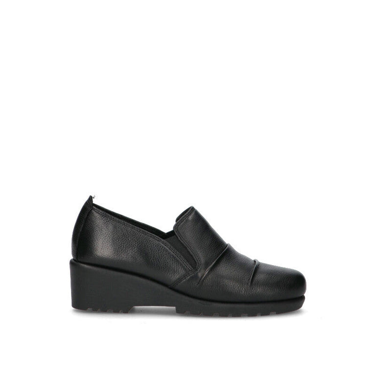 GRAFIA Mocassino donna nero in pelle