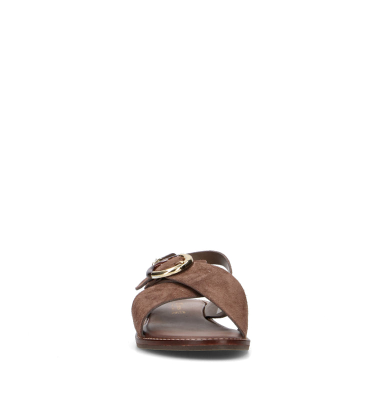 18+ Sandalo donna sigaro in suede
