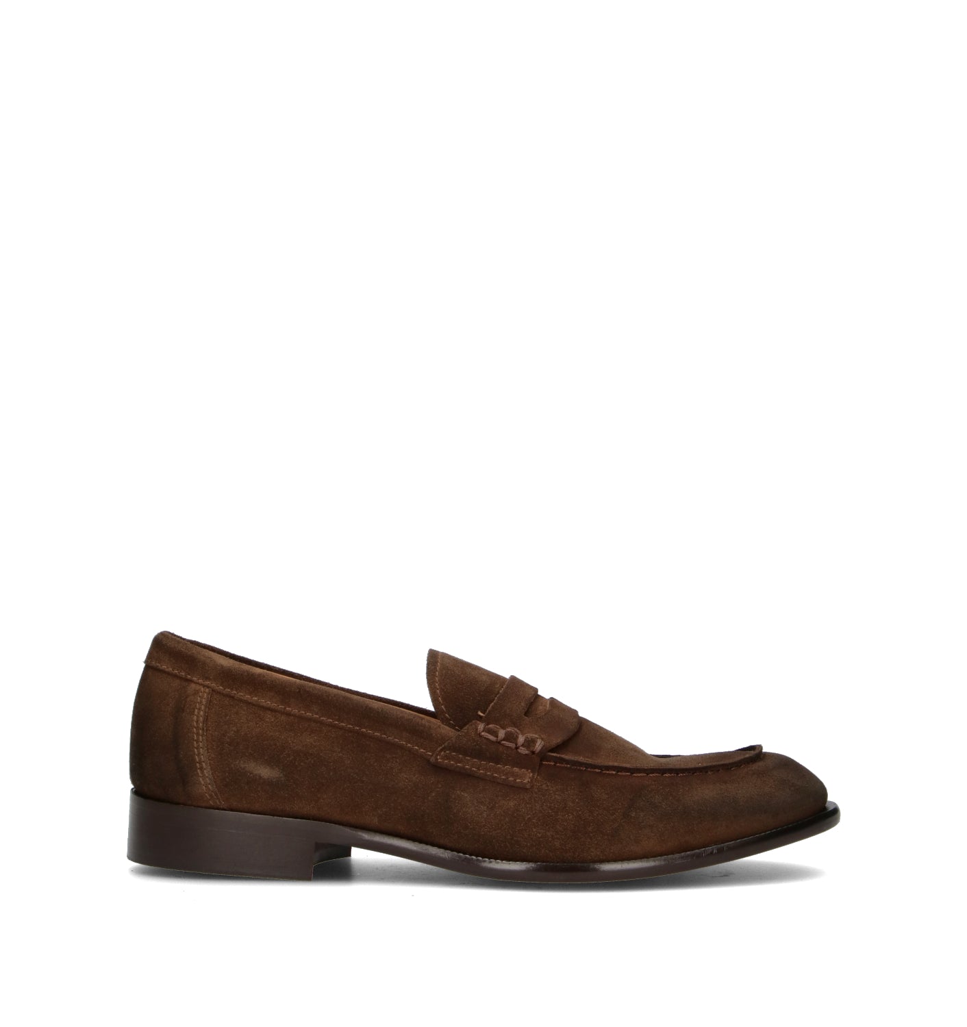 PAWELK'S Mocassino uomo cacao in suede