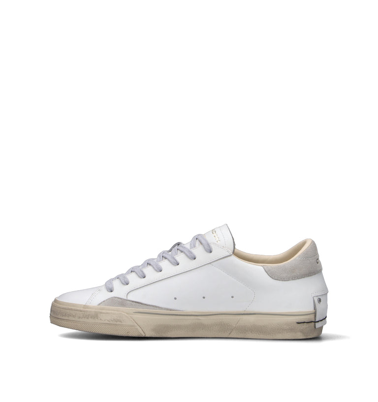 CRIME Sneaker uomo bianca