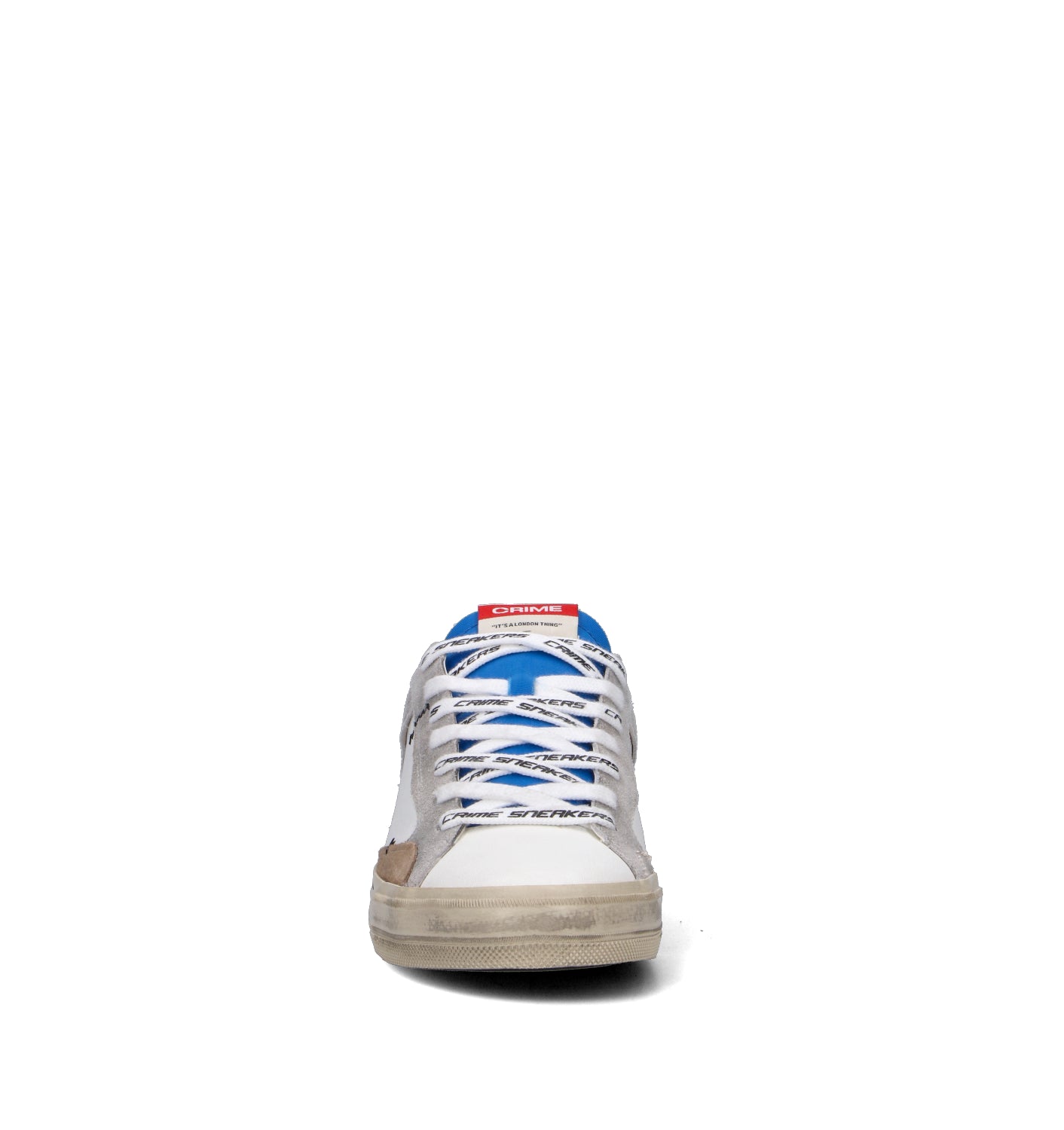 CRIME Sneaker uomo bianca