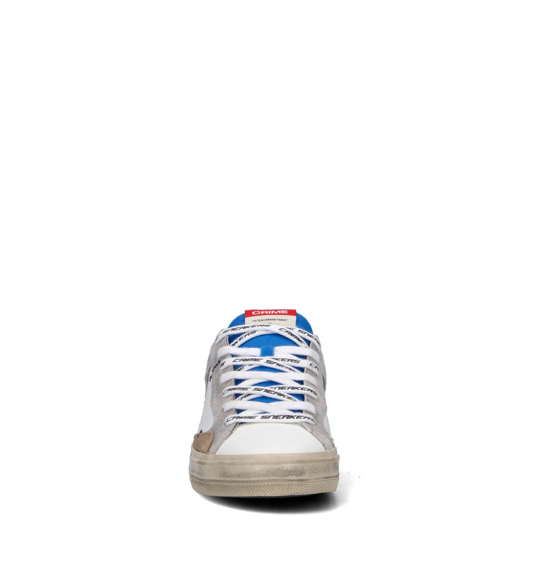 CRIME Sneaker uomo bianca