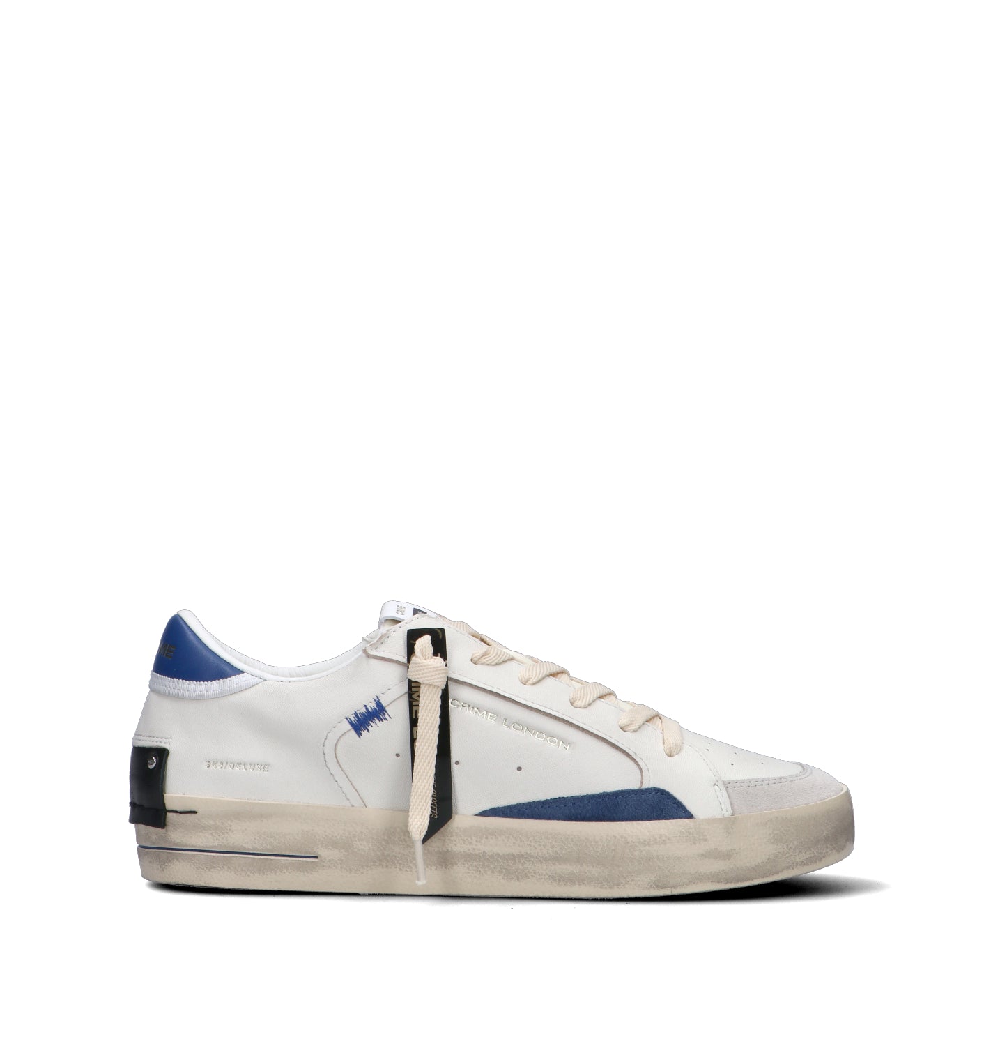 CRIME Sneaker uomo bianca
