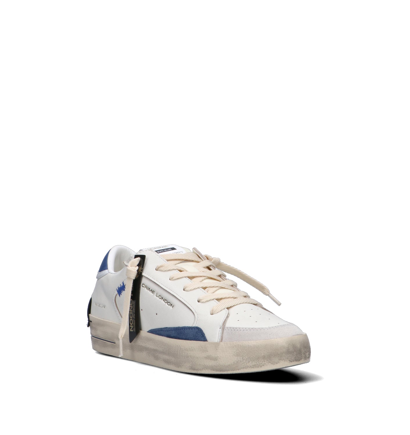 CRIME Sneaker uomo bianca