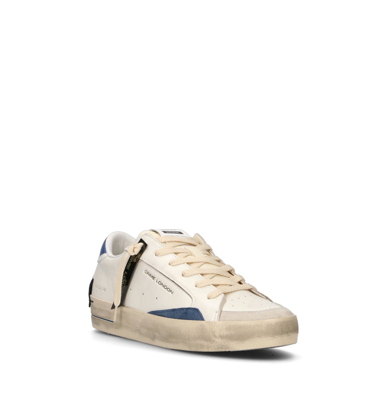 CRIME Sneaker uomo bianca