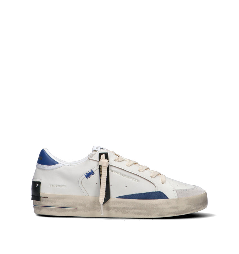 CRIME Sneaker uomo bianca