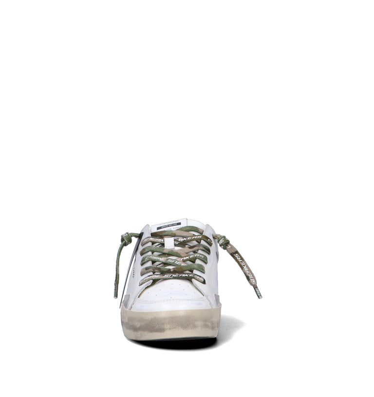 CRIME Sneaker uomo bianca