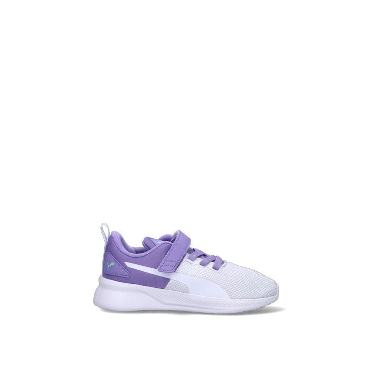 PUMA - FLYER RUNNER  V PS Scarpa running bimba bianca/lilla