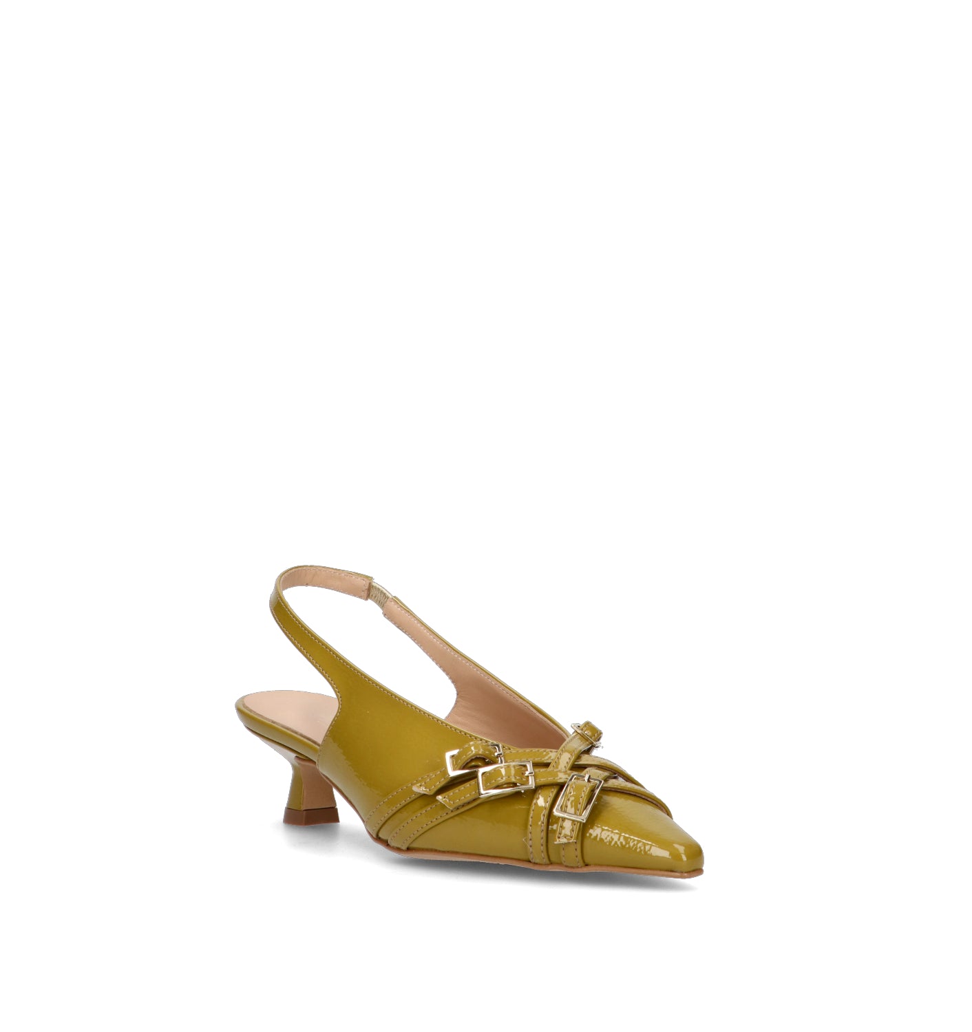 REBECCA VAN DIK Slingback donna senape
