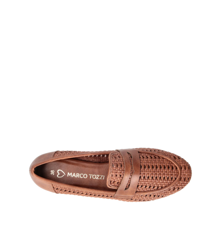 MARCO TOZZI Mocassino donna cuoio
