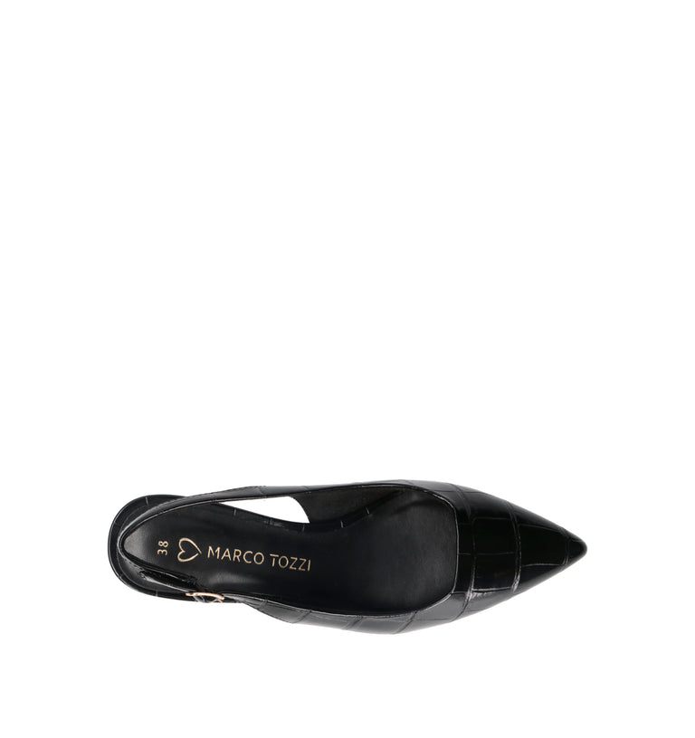 MARCO TOZZI Slingback donna nera