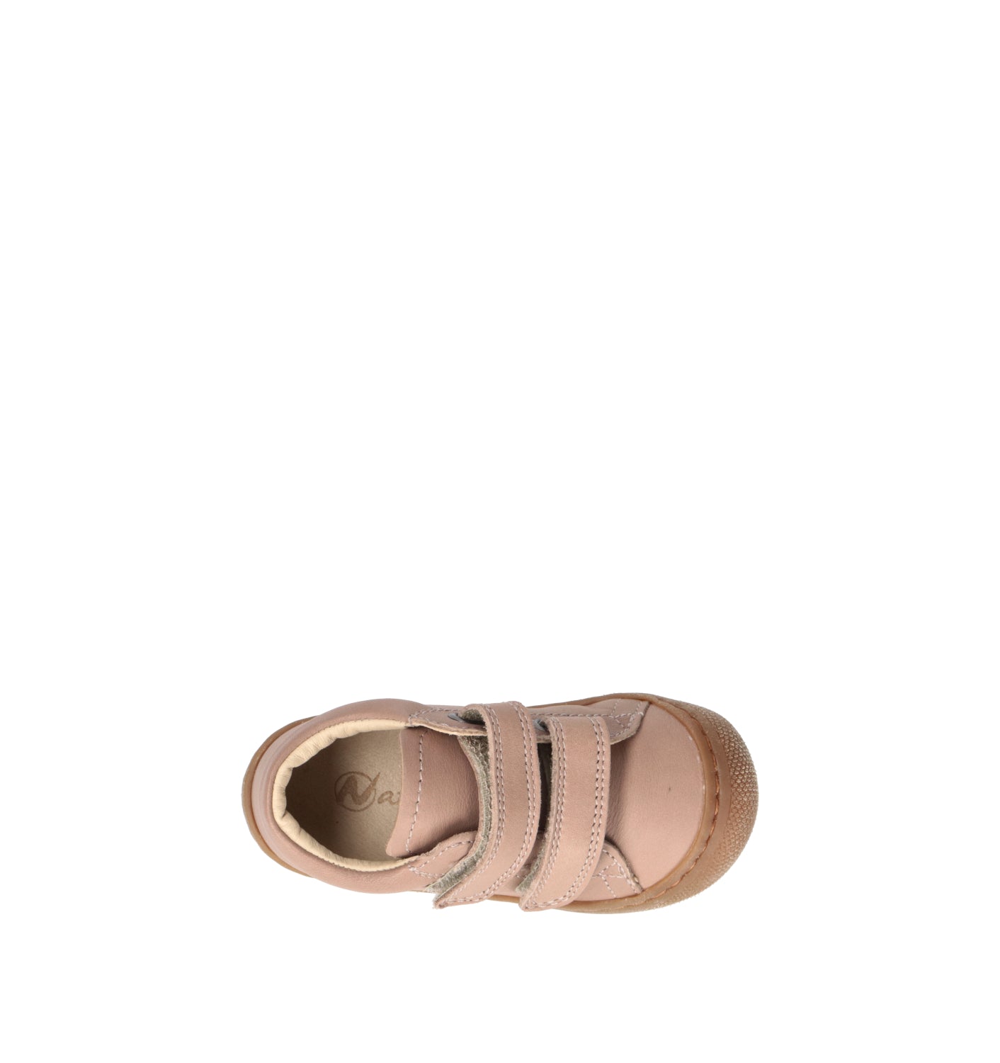 NATURINO Sneaker bimba taupe in pelle