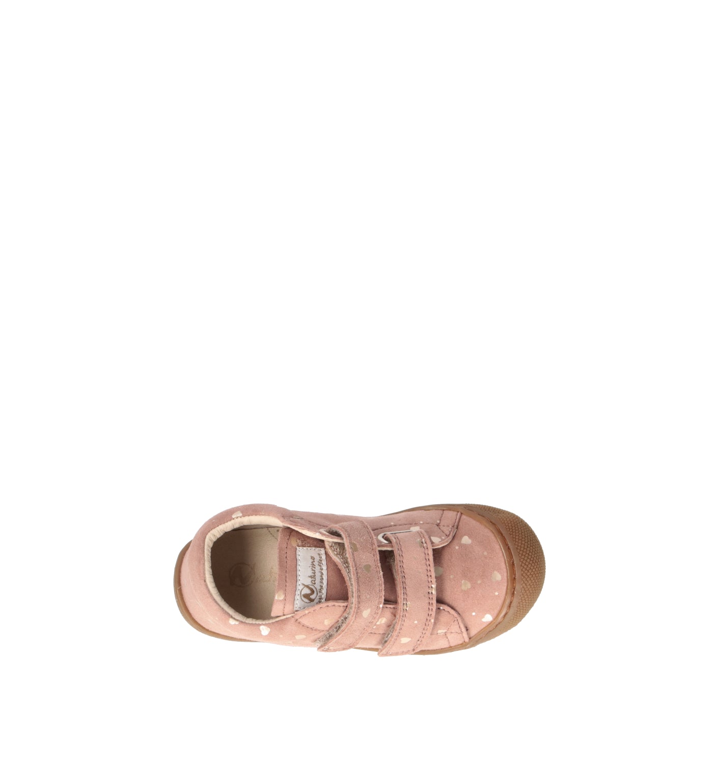 NATURINO Sneaker bimba rosa in suede