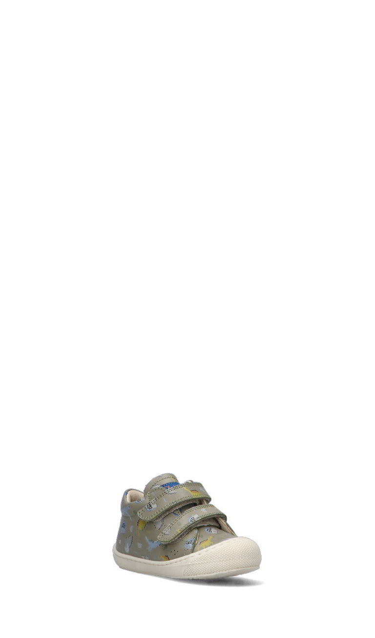 NATURINO Sneaker bimbo militare in pelle
