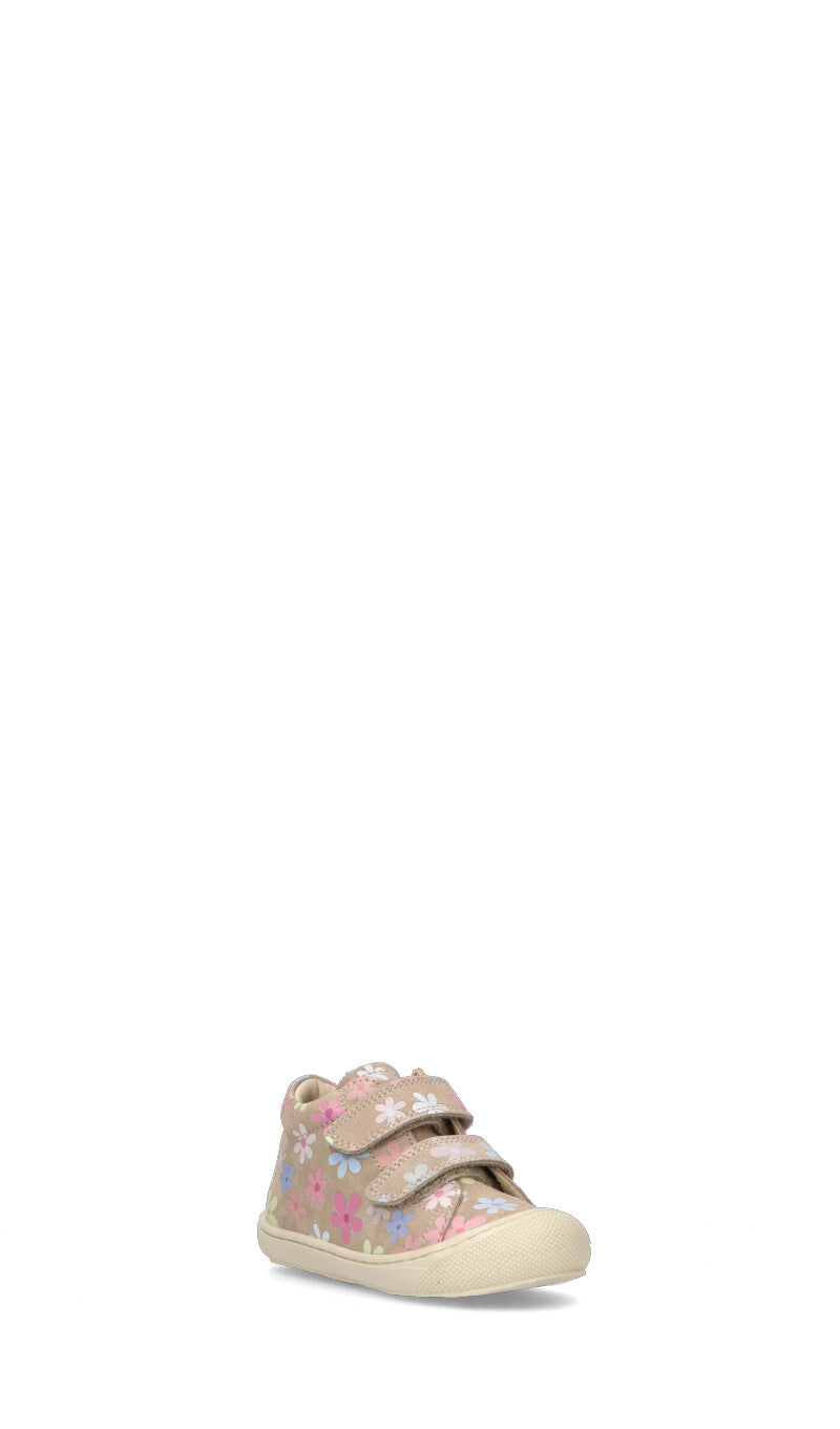 NATURINO Sneaker bimbi beige in suede