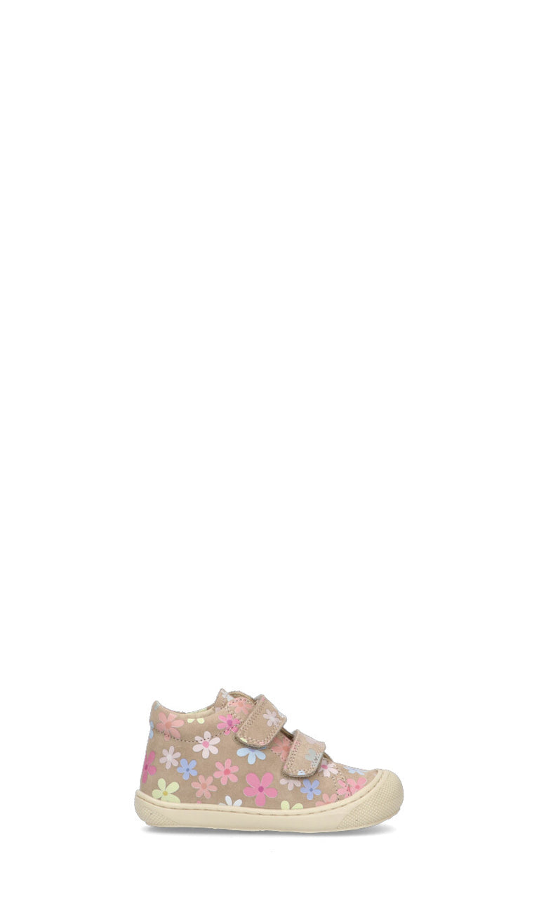 NATURINO Sneaker bimbi beige in suede