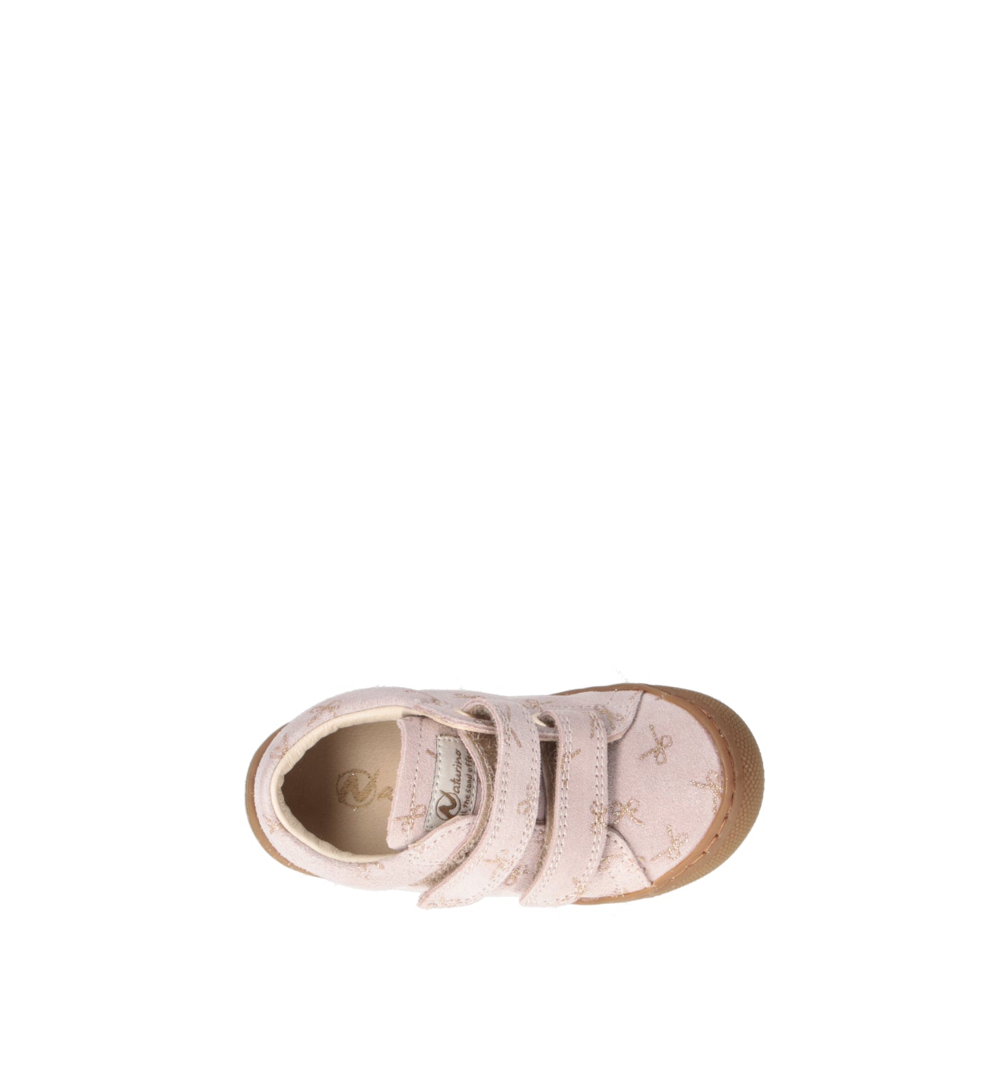 NATURINO Sneaker bimba beige in suede