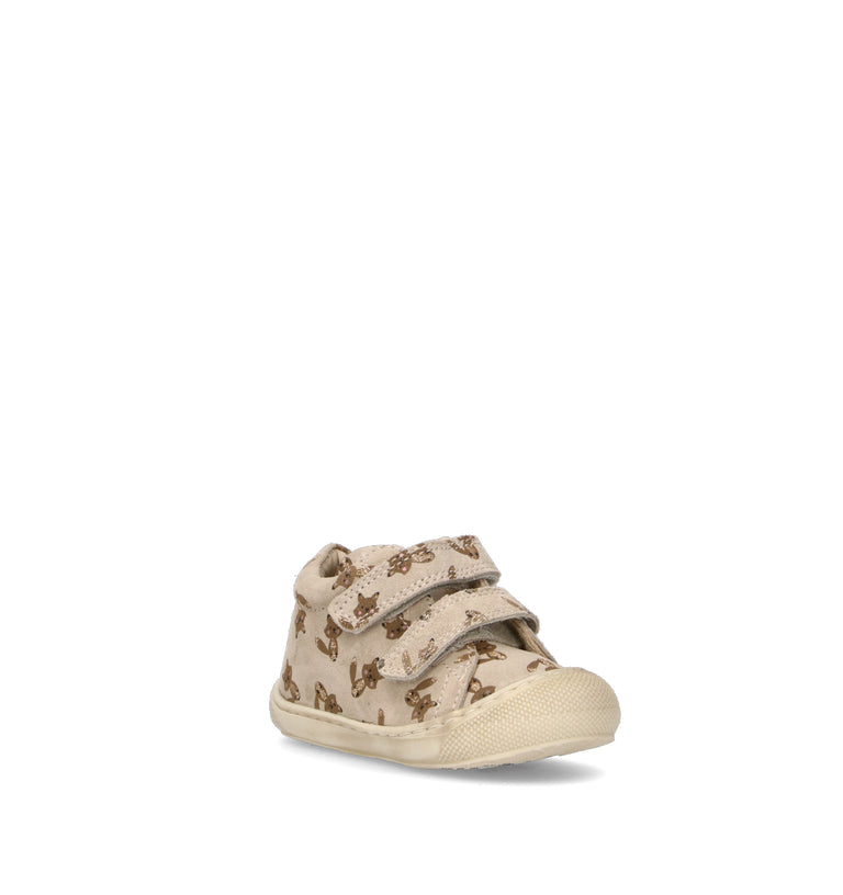 NATURINO Sneaker bimbi beige in suede