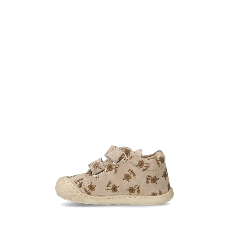 NATURINO Sneaker bimbi beige in suede