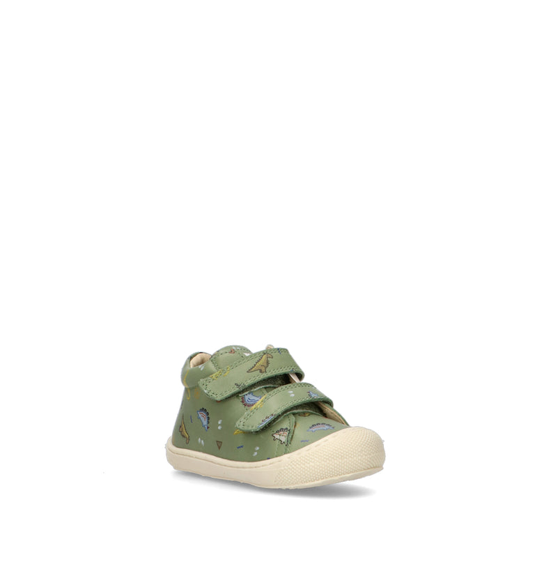 NATURINO Sneaker bimbo verde in pelle