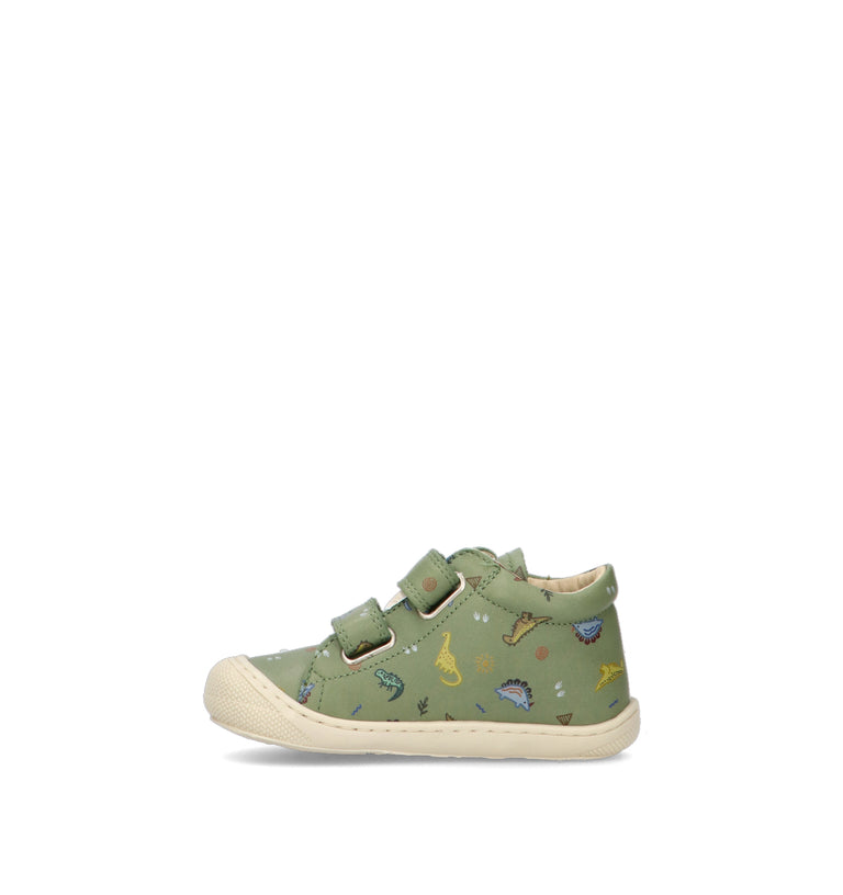 NATURINO Sneaker bimbo verde in pelle