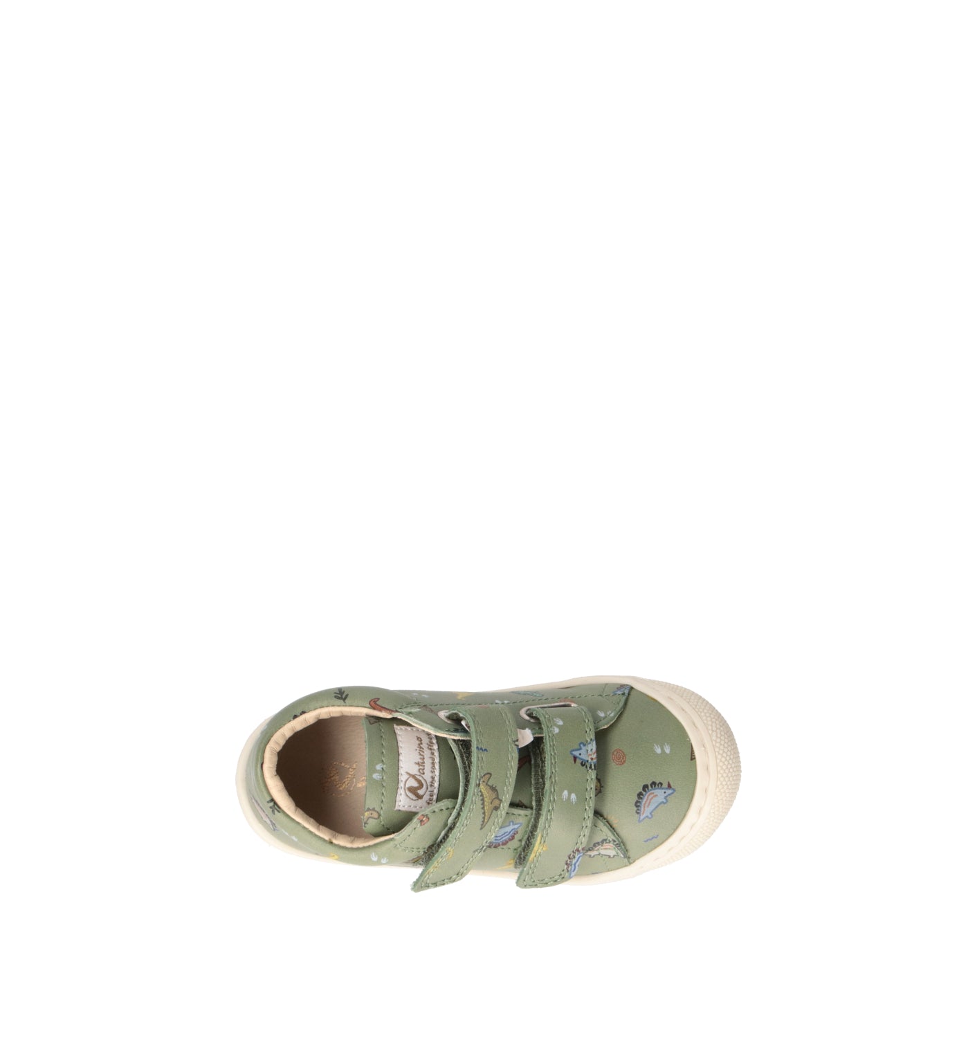 NATURINO Sneaker bimbo verde in pelle
