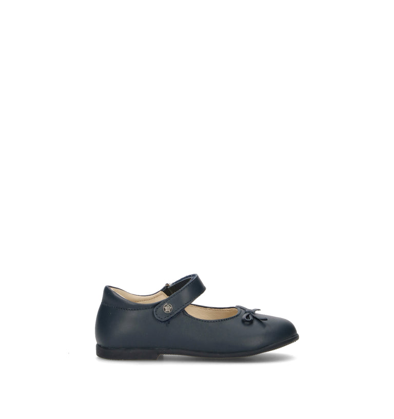 NATURINO Ballerina bimba blu in pelle