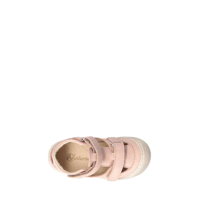 NATURINO Sandalo bimba rosa in pelle