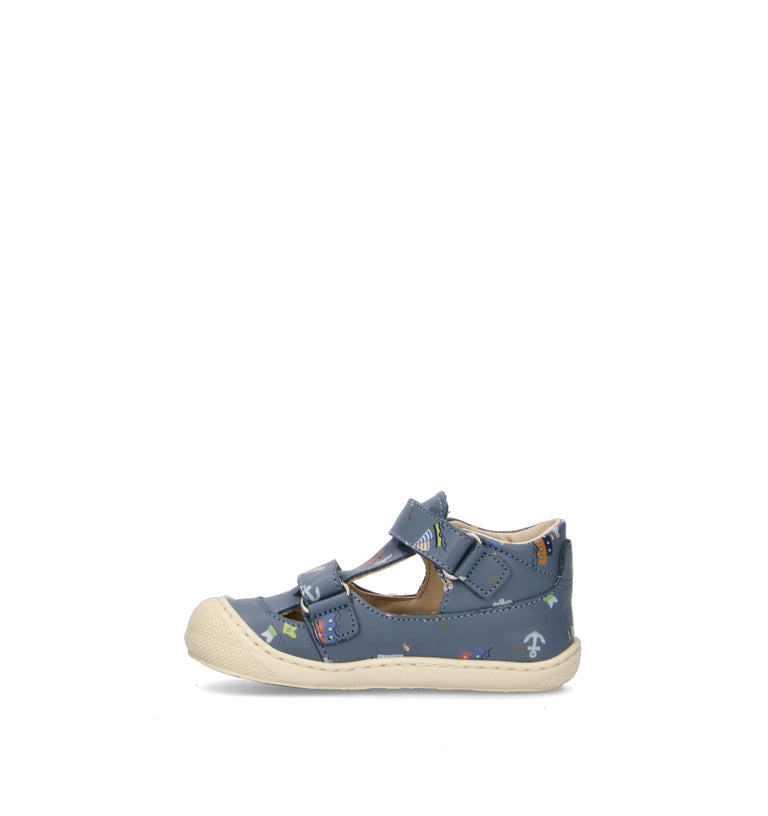 NATURINO Sandalo bimbo blu in pelle