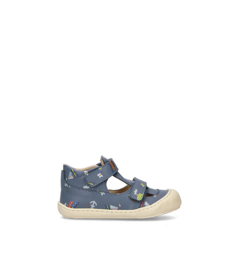 NATURINO Sandalo bimbo blu in pelle