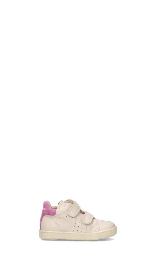 FALCOTTO Sneaker bimba bianca in pelle