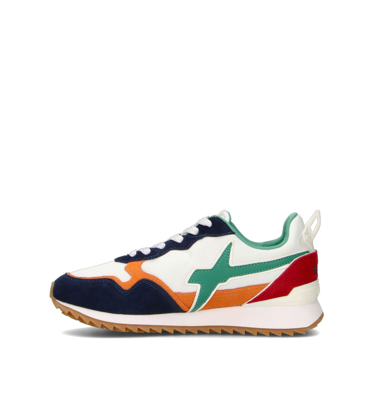 W6YZ Sneaker ragazzo bianca/multicolor