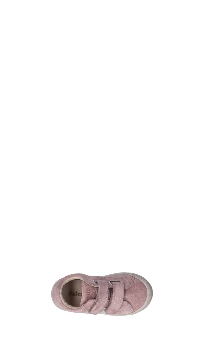 FALCOTTO Sneaker bimba rosa in suede