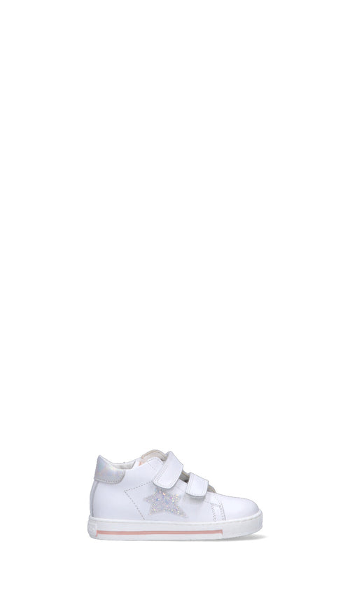 FALCOTTO Sneaker bimba bianca in pelle