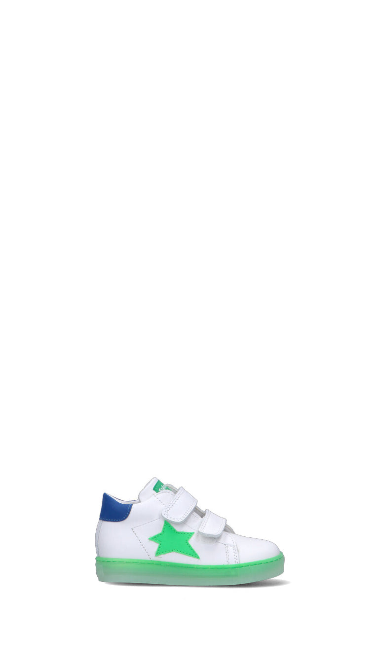 FALCOTTO Sneaker bimbo bianca in pelle