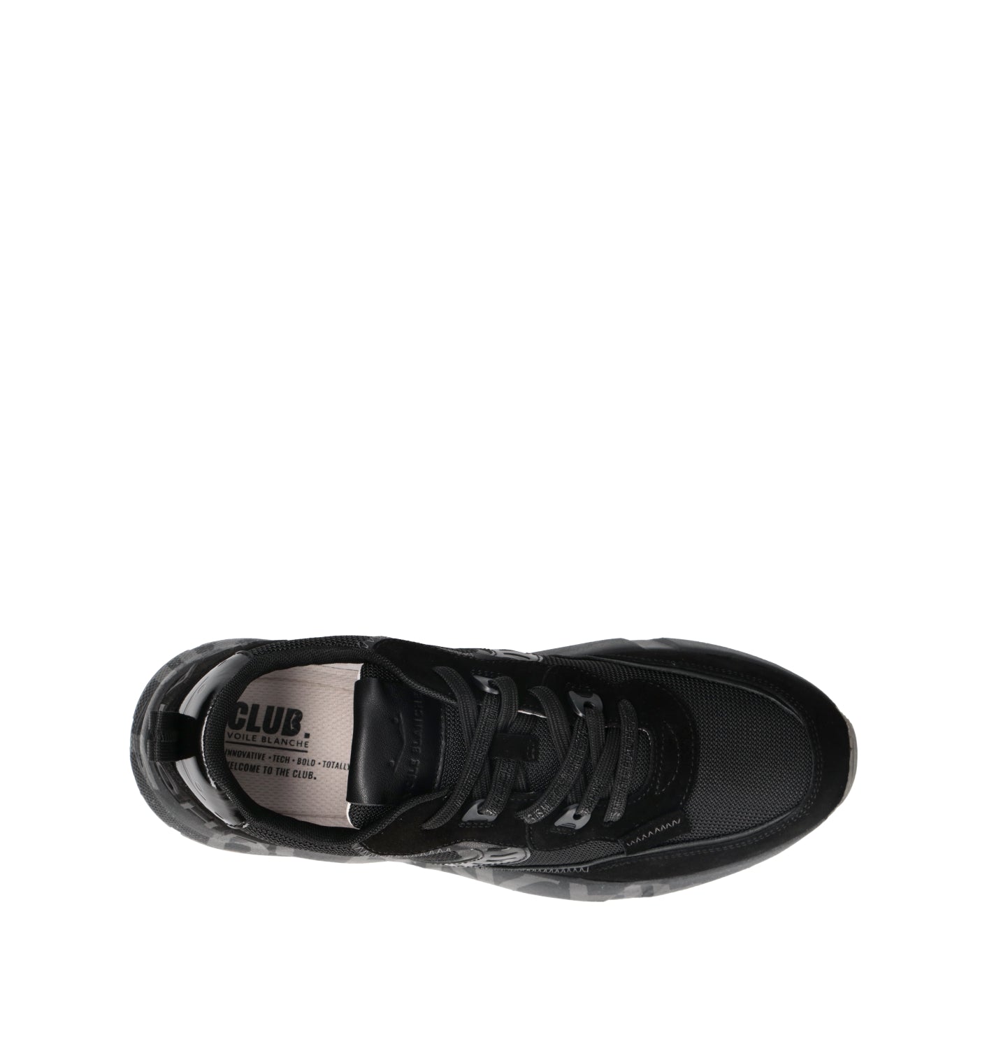 VOILE BLANCHE Sneaker uomo nera
