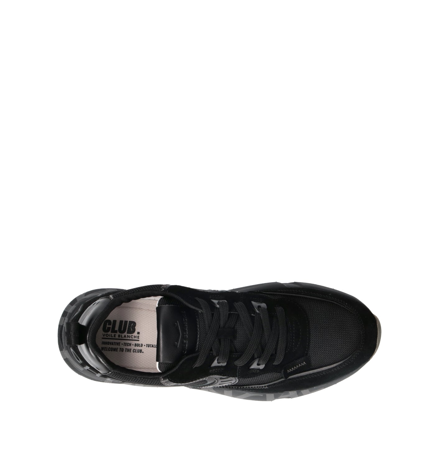 VOILE BLANCHE Sneaker uomo nera