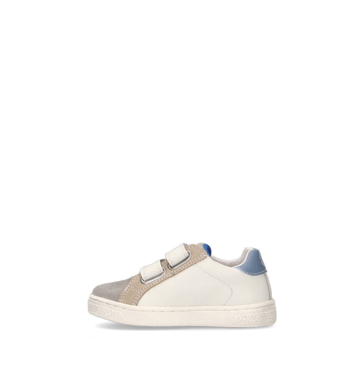 NATURINO Sneaker bimbo grigia/bianca in pelle