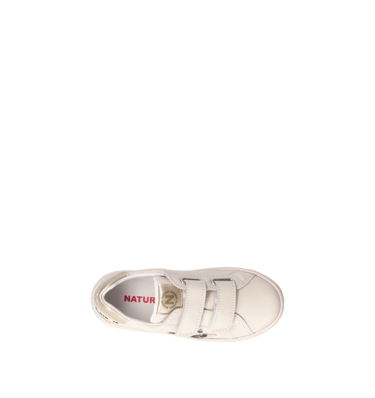 NATURINO Sneaker bimba beige in pelle